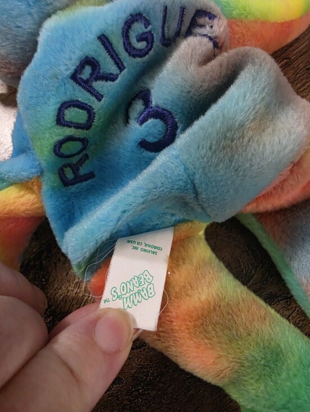 Salvino's Bamm Beanos Alex Rodriguez Teddy Bear - Picture 5 of 5